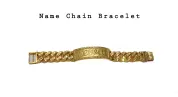 name chain bracelet