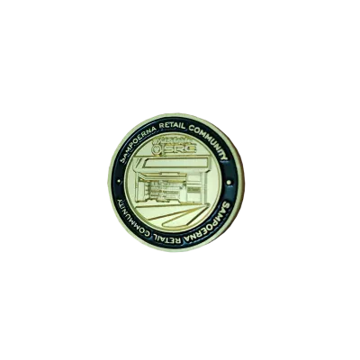 Souvenirs Gold Pin Embosed 6 emas_8